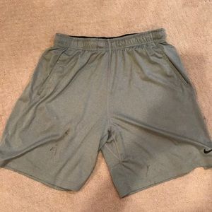 Grey Nike Athletic shorts.